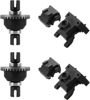 RC Car DIY Parts for JLB for Racing for Cheetah 11101 21101 J3 EA1049 EA1057 1/10 2Set Gear Box Gearbox and Differential RC Car Spare Parts