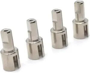 RC Car DIY Parts for WLtoys 144010 144001 144002 124016 124017 124018 124019 1/12 1/14 4pcs Metal Upgrade Differential Cup Remote Control Car Upgrade Accessories