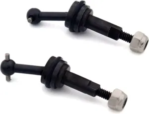 RC Drive Shaft Compatible with Wltoys K969 K989 K979 P929 1/28 RC Car Upgrades Parts 2PCS 2mm Extended Metal CVD for Universal Joint Shaft with M2 Nut(Black)