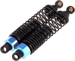 Rc Shock Absorber For HSP 08001 1/10 2Pieces Shock Absorber Rc Car Spare Parts Monster Truck Tracked Vehicle Parts Accessories Upgrade Replacement Use(Blue)