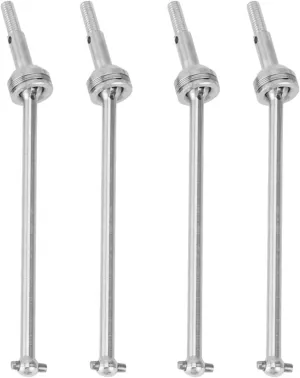 RC Transmission Shaft Compatible with Wltoys 104001 104001-1927 1/10 RC Car Spare Parts Replacement Accessories 4 Pcs Metal for Universal Drive Shaft CVD
