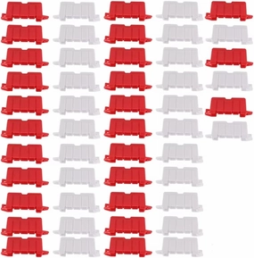 RC Accessory Race for Mini RC Drift for Racing Car Track Set Obstacle Field Fence Drift Track Runway Racetrack 50 Pcs Road Barriers Decorative Accessories