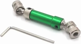 RC Car DIY Parts for Wltoys 12427 12423 12428 12429 Metal Upgraded Rear Transmission Shaft Remote Control Car Spare Parts(Green)
