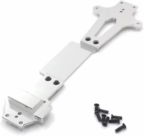 RC Car DIY Parts for WLtoys 144010 144001 144002 1/14 Metal Upgrade Modification Second Floor Remote Control Crawler Car Upgrade Parts Accessories(Silver)