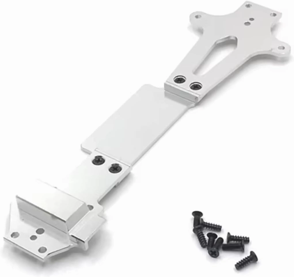 RC Car DIY Parts for WLtoys 144010 144001 144002 1/14 Metal Upgrade Modification Second Floor Remote Control Crawler Car Upgrade Parts Accessories(Silver)