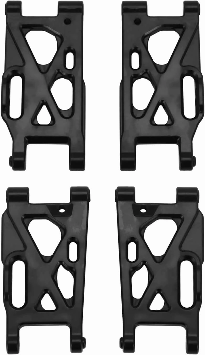 RC Car Upgrade Part for Wltoys 144001 144002 144010 124007 124008 124016 124017 124018 124019 4pcs Front and Rear Suspension Arm Set RC Car Spare Parts