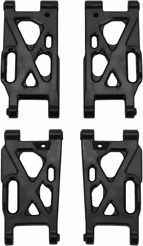 RC Car Upgrade Part for Wltoys 144001 144002 144010 124007 124008 124016 124017 124018 124019 4pcs Front and Rear Suspension Arm Set RC Car Spare Parts