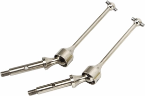 RC Rear Drive Shaft, CVD Steel RC Rear Shaft for LOSI 1/18 Mini B Mini T 2.0 RC Car (Silver)