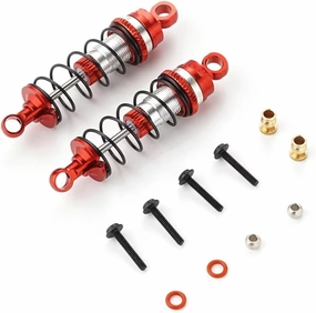 Rc Special Shock Absorber For Losi For Mini-B For Mini-T 1/16 2pcs Aluminum Shock Absorber RC Crawler Car 2WD For Buggy Truck Parts And Accessories Upgrade Replacement Use