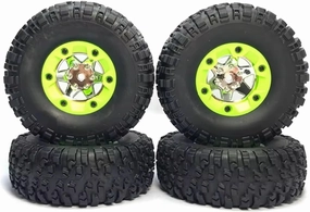 RC Tyre Set for Wltoys 144001 144010 124007 124016 124018 124019 12428 12423 12427 4Pcs 90X32mm Tire Wheel Tyre RC Car Upgrade Parts
