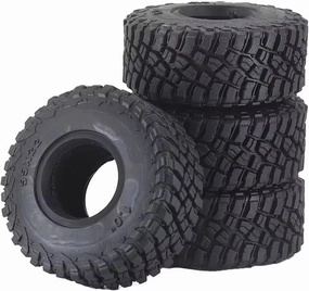 Rc Wheel Rim Tire for Axial for Scx24 for Deadbolt for Axi00001 for Gladiator for Traxxas for Trx4m 1/18 Tires 55x22mm 1/24 Rc Crawler Truck Car Parts