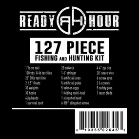 Ready Hour Fishing and Hunting Kit (127 pieces)