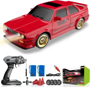 Remote Control Cars 1:16 Scale RC Drift Car 2.4Ghz 30KM/H High Speed 4WD RTR Racing Car   Watch Remote Control Car Toy, 2.4 GHz Mini RC Car Watch Toy with LED Lights USB Charging Wrist Controlled