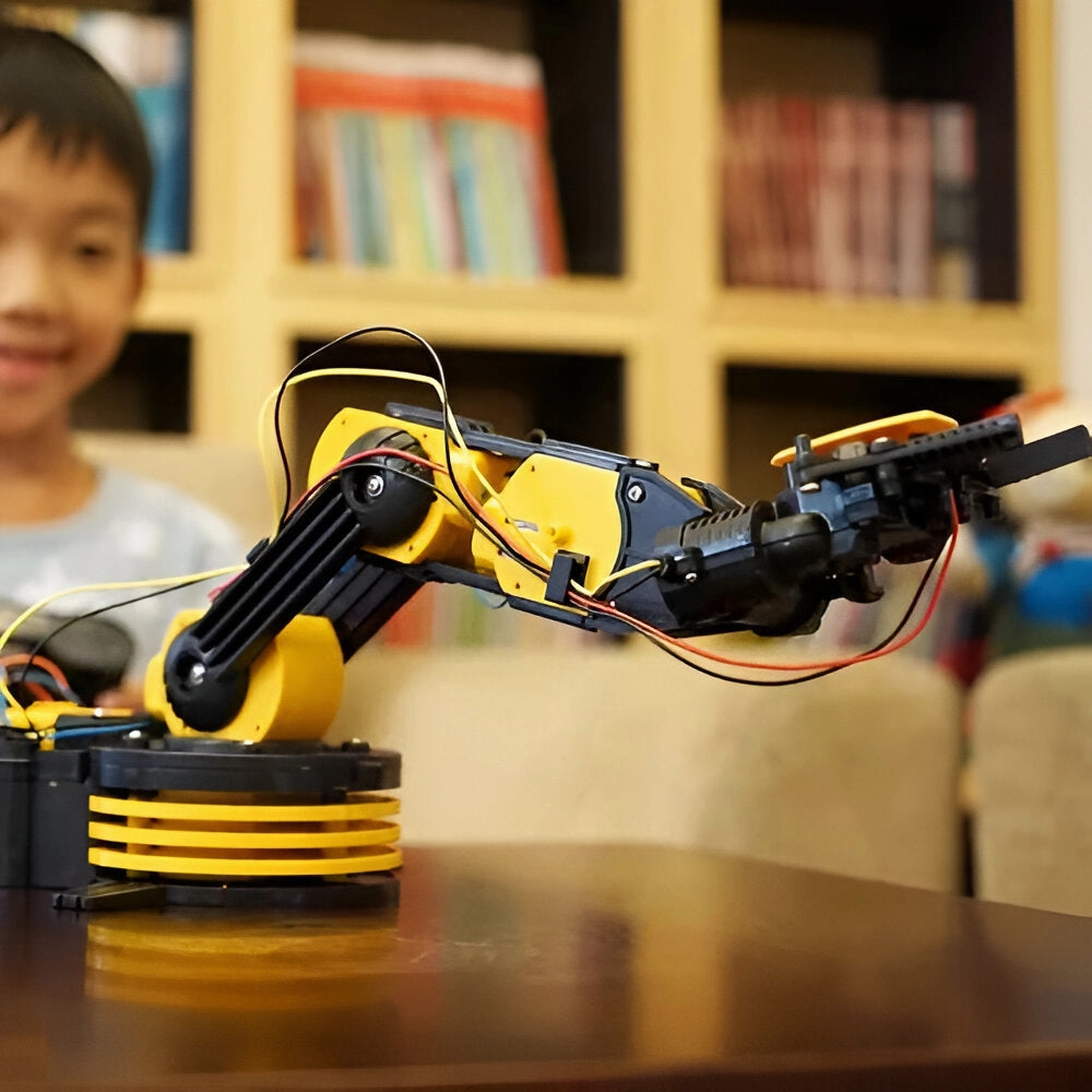Remote-Controlled Robotic Arm Kit [Plastic Body] 15x9x6.3inch