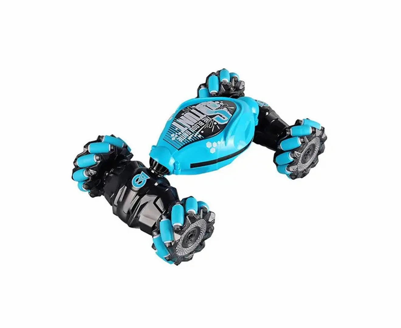Remote Hand Control Watch Gesture Sensor Twist Car Toy USB charging Car Toy-Blue