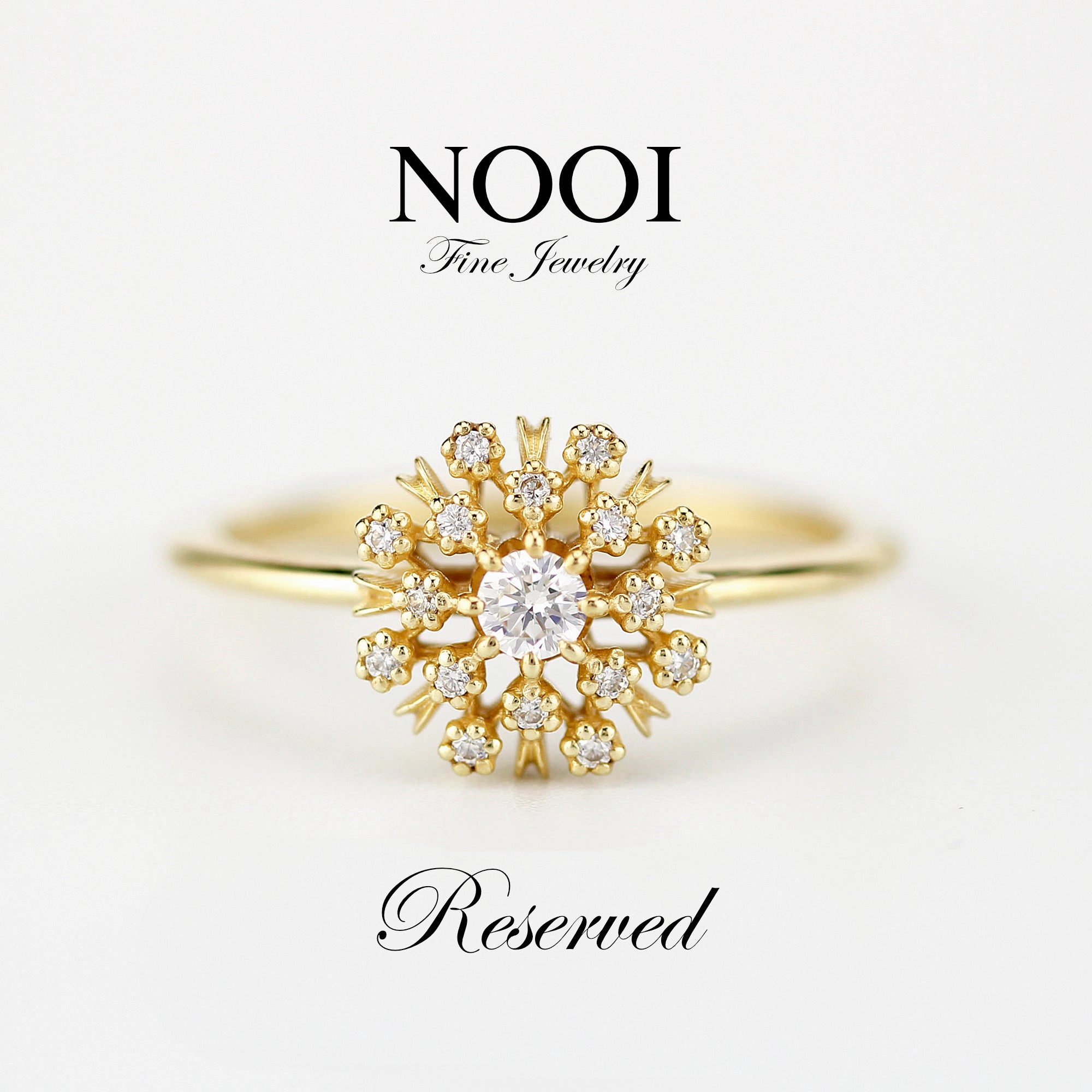 Reserved listing for J.S. SECOND PAYMENT - Morganite engagement ring| R225MO (Copy)