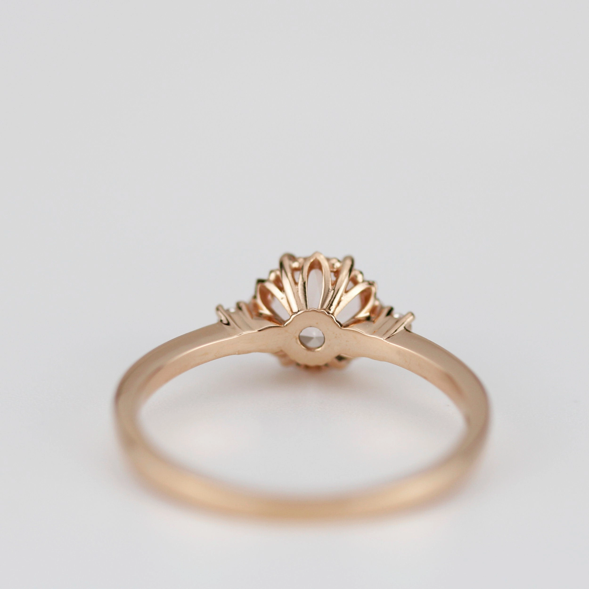 Reserved listing for J.S. SECOND PAYMENT - Morganite engagement ring| R225MO (Copy)