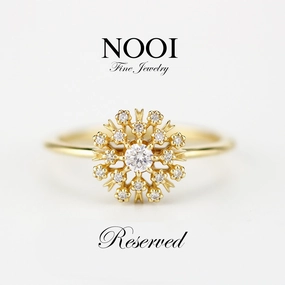Reserved listing for J.S. SECOND PAYMENT - Morganite engagement ring| R225MO (Copy)