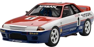 Resin Car Vehicle Model Fit for Nissan R32 GTR 1991 1 18 Alloy Simulation Racing Car Model Crafts Decoration Gift Festive Deluxe Gift