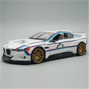 Resin Car Vehicle Model 1 24 Fit for BMW 3.0 CSL Hommage R Simulation Diecast Alloy Racing Car Model Collection Festive Deluxe Gift