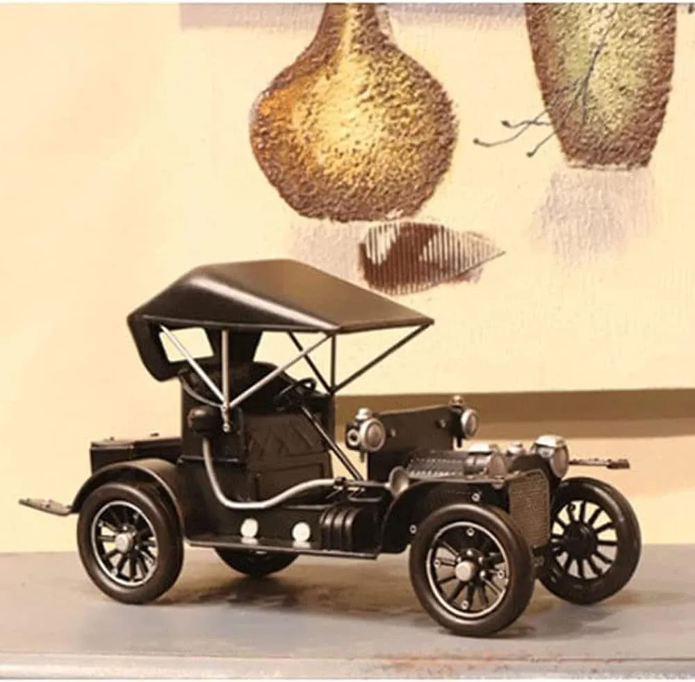 Retro Nostalgic Classic Car Model All Handmade Car Decoration Static Metal Toys Desktop Decoration Handicraft Collection Gifts for Boys and Adults