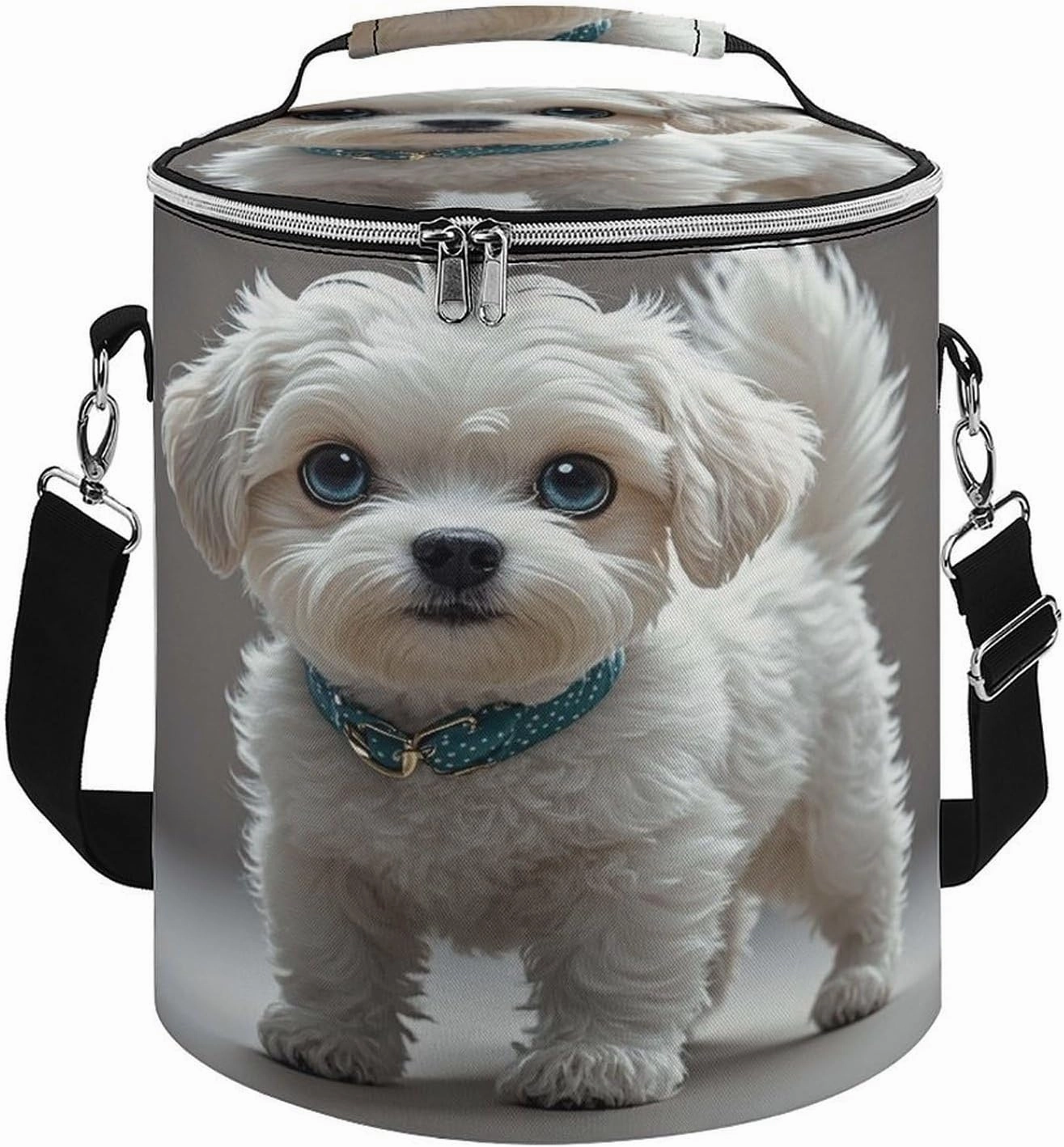Reusable Cooler Bags, Cute Dog Printed Camping Cooler Bags,Multi-Purpose Cooler Bags,Cooler Bags for Adults
