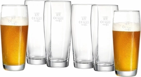Ritzenhoff & Breker Willi Beer Glass Set, 500 ml, Set of 6, Glass