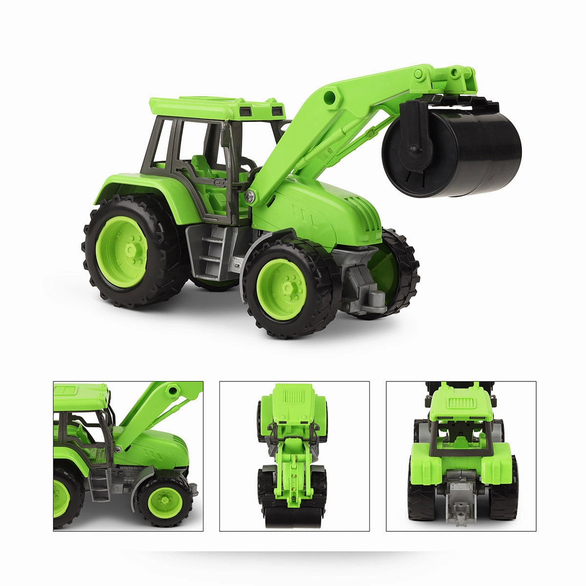 Road Roller | Friction-powered Toy | Push & go Toy | Pull-Push Vehicle | Construction Toy for Kids | Toy Truck | Engineering Toy | Pull Along | Easy Play | For Kids age 3  years