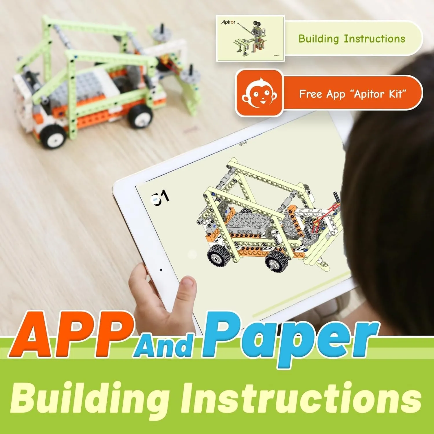 Robot E STEM Kits for 8-12 Year Old Boy Girl, 14 in 1 Electric Building Toys with Learning Materials, DIY Educational Construction Science Kit for Kids 8-10 10-12 Christmas Birthday Gift