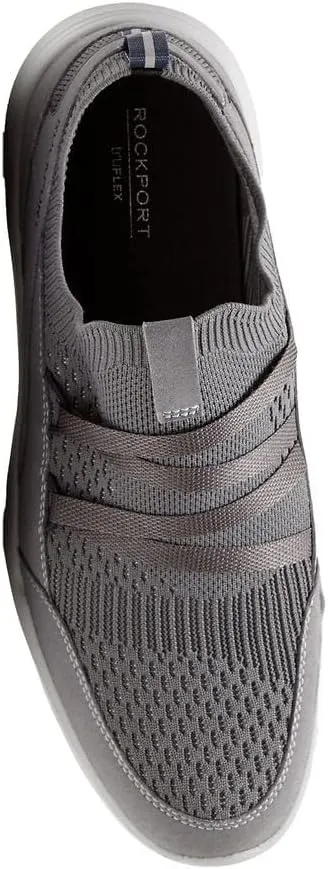 Rockport Men's Truflex M Evolution Mudguard Pull Up Walking Shoe, Steel Grey, 7
