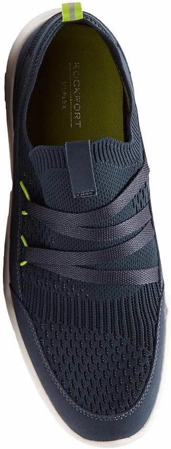 Rockport Men's Truflex M Evolution Mudguard Pull Up Walking Shoe, Navy, 8.5 Wide