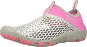 RocSoc Man's Water Sports Triple Lightweight Layer Mesh Shoes for Men - Easy On and Off, Neoprene Collar, Durable 2-Tone Non Skid Grippy Rubber Outsole