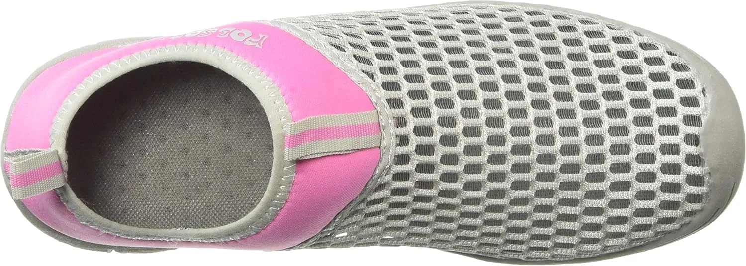 RocSoc Man's Water Sports Triple Lightweight Layer Mesh Shoes for Men - Easy On and Off, Neoprene Collar, Durable 2-Tone Non Skid Grippy Rubber Outsole