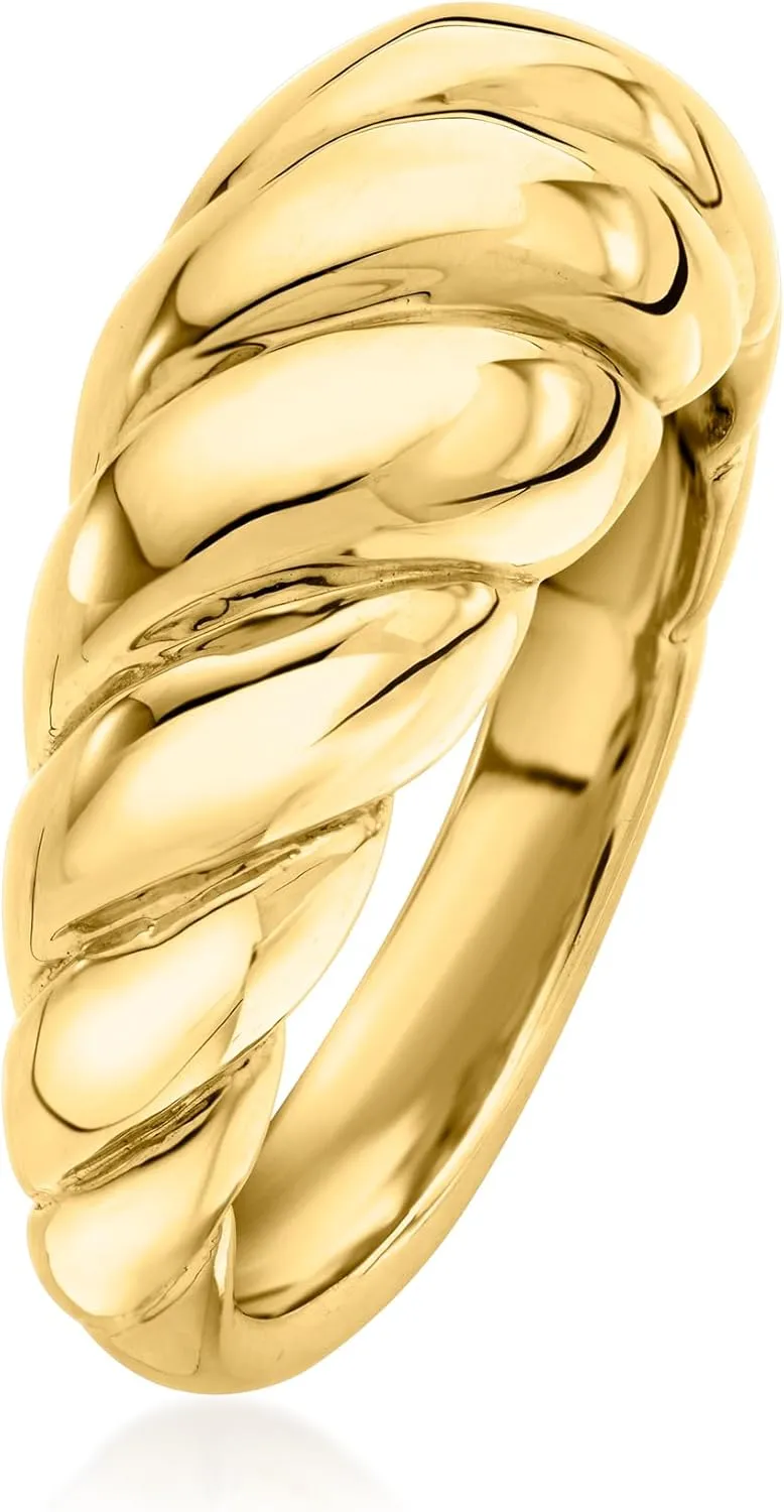 Ross-Simons Italian 14kt Yellow Gold Shrimp Ring