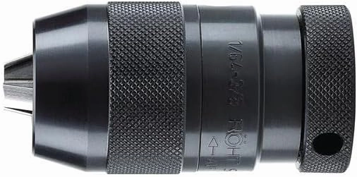 Röhm Supra Keyless Drill Chuck 1/2 Inches, 1 Piece, 871050 with 13S 1 to 13 mm