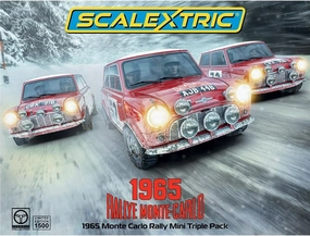 Scalextric C4488A 1965 Monte Carlo Rally Mini Triple Pack Slot Car