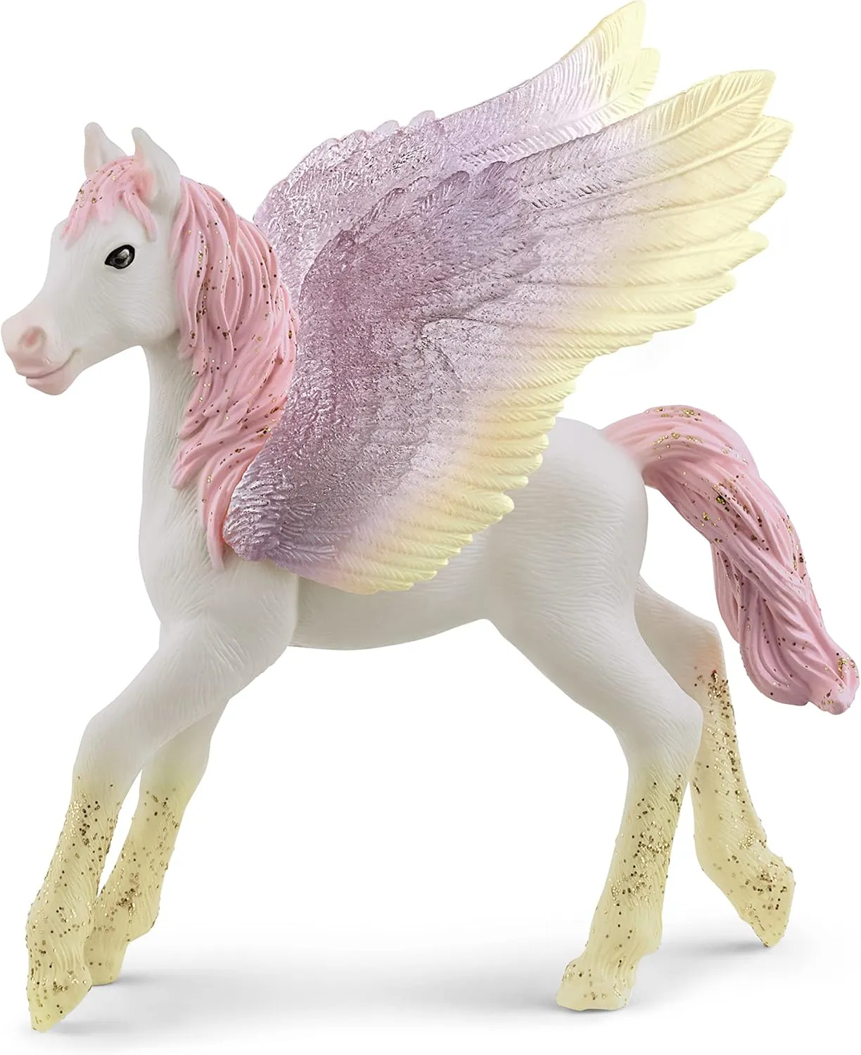 Schleich bayala, Unicorn Pegasus Toys for Girls and Boys, Sunrise Pegasus Foal Toy Figurine, Ages 5 