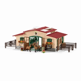 Schleich Stable With Horses And Accessories