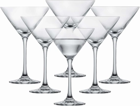 SCHOTT ZWIESEL Classico Martini Glass (Set of 6), Martini Glasses, Dishwasher-Safe Tritan Crystal Glasses, Made in Germany (8.5 Ounce)