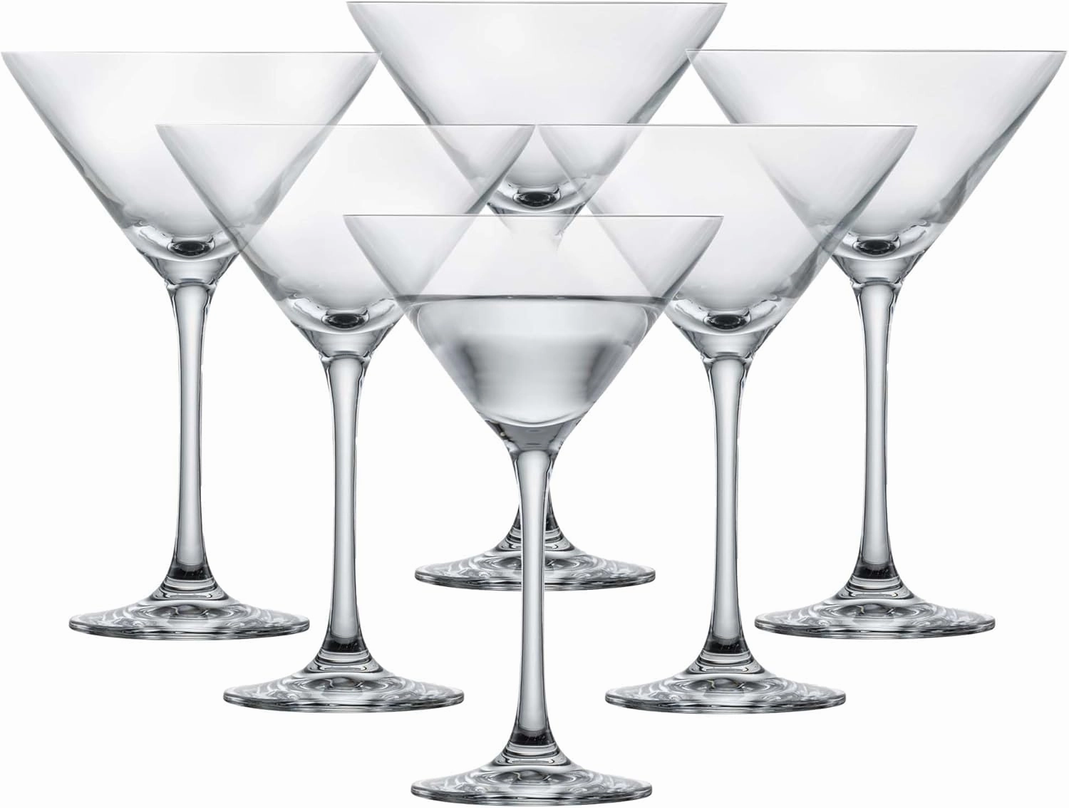 SCHOTT ZWIESEL Classico Martini Glass (Set of 6), Martini Glasses, Dishwasher-Safe Tritan Crystal Glasses, Made in Germany (8.5 Ounce)