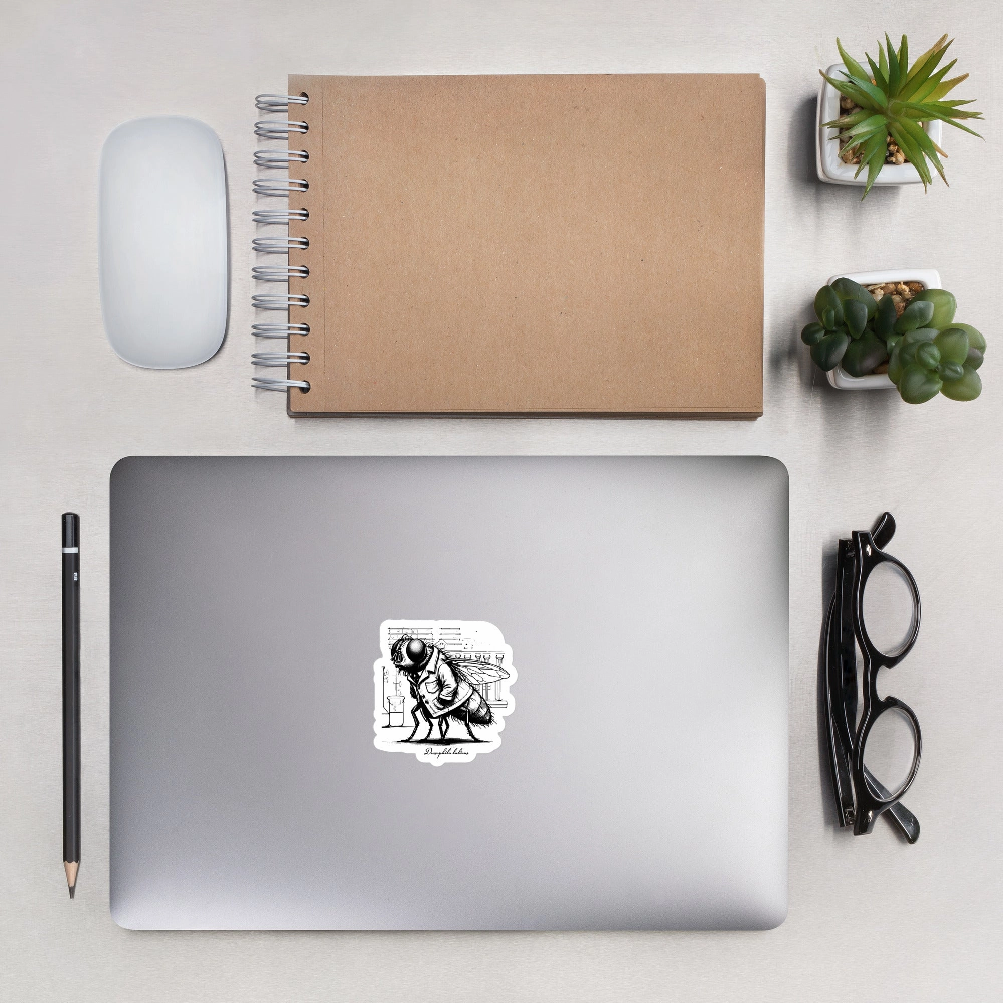Scientist Fruit Fly (Drosophila labicus) | Stickers