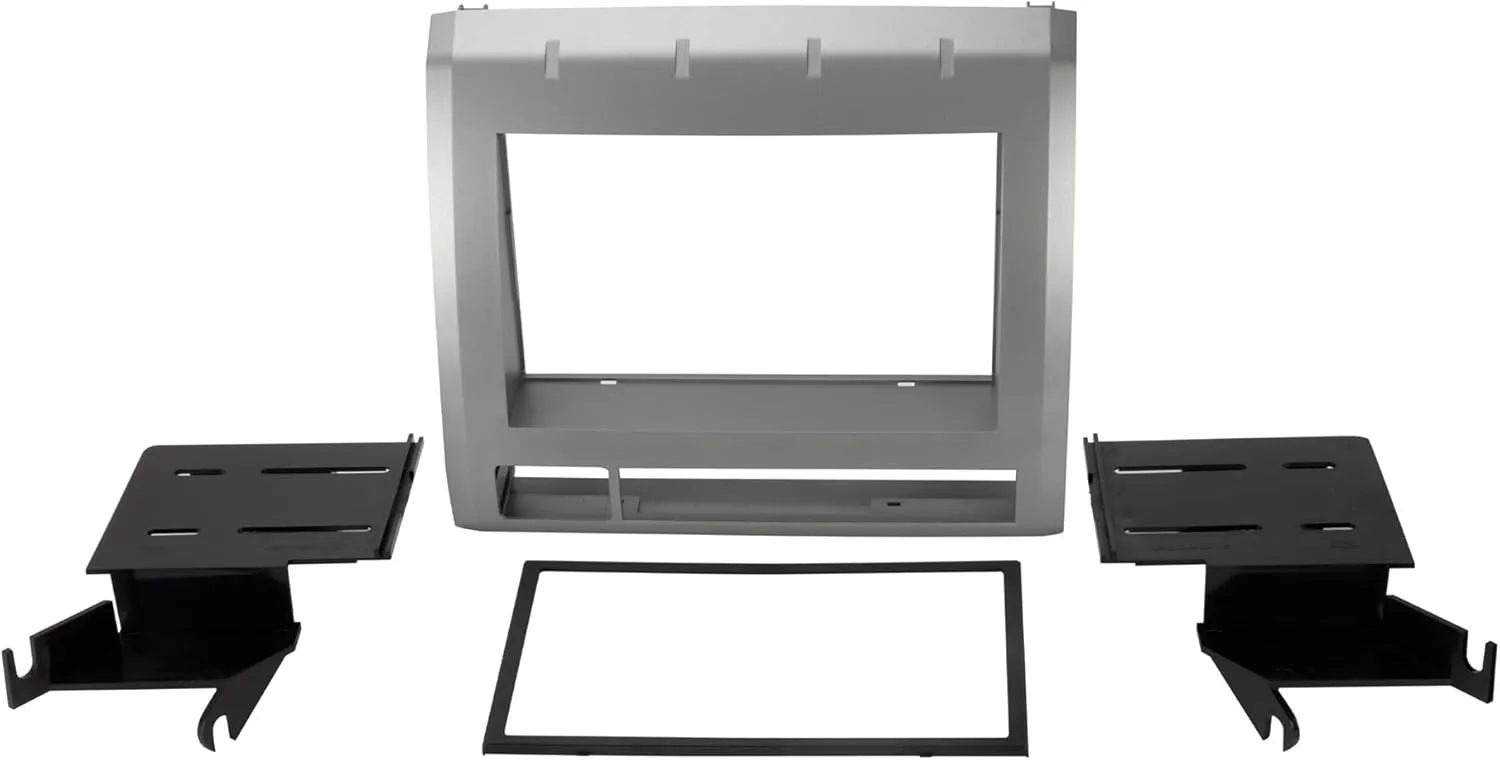 Scosche TA2053B Double DIN Radio Install Dash Kit Compatible with Select 2005-2008 Toyota Tacoma - Aftermarket Car Stereo Installation Kit - See Fit Guide in Images to Verify Vehicle Compatibility