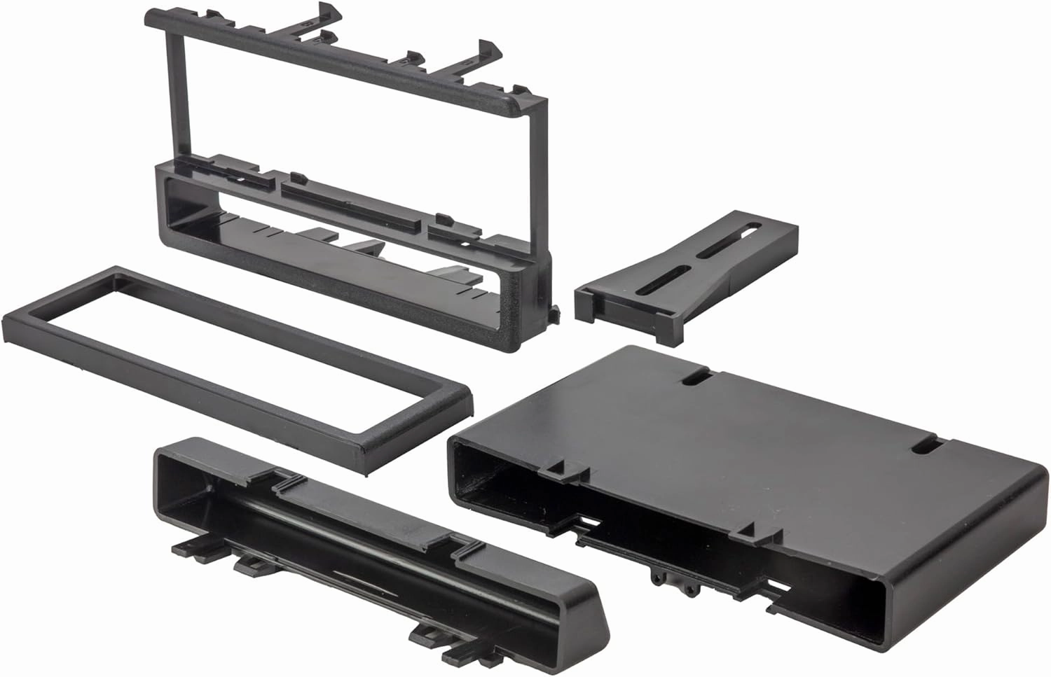 Scosche FD1327B Single DIN Dash Kit Compatible with Select 1995-11 Ford, Lincoln, Mazda and Mercury Vehicles - Car Stereo Install Kit - Single DIN Only - See Fit Guide in Images to Verify Your Vehicle