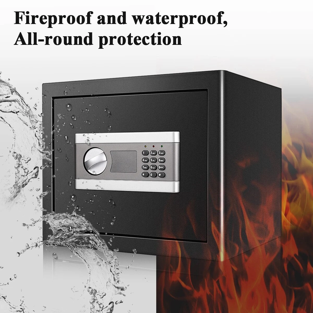 Security Safe Box Electric Digital Security Cash Jewelry File  Storage Box Home Hotel Lock Keypad Safe Box 0.8/1/1.53 Cub