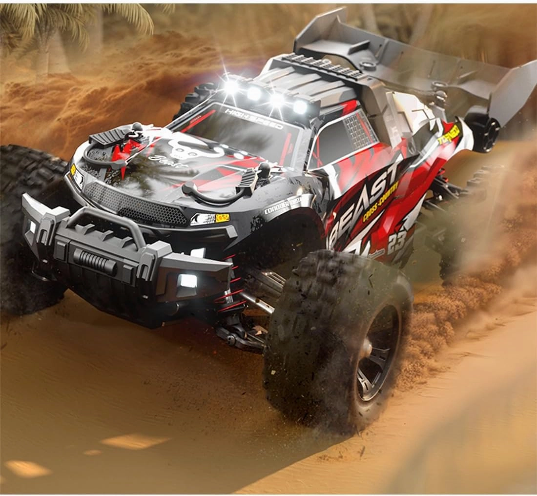 SG118MAX 1/18 RC Off-Road Car, 2.4G Full-Proportional Brushless Remote Control Climbing Car 4WD High-Speed 60KM/H Mini Electric RC Crawler Buggy Toy Gift -RTR