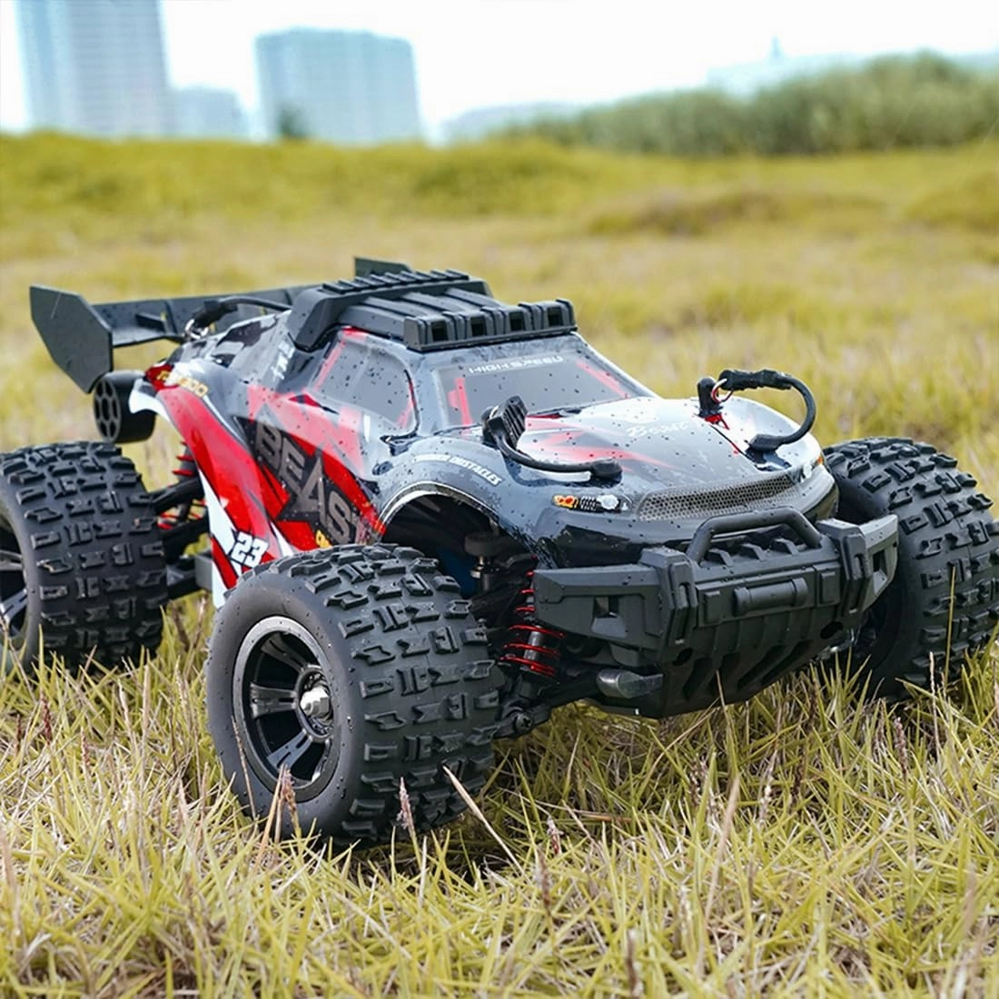 SG118MAX 1/18 RC Off-Road Car, 2.4G Full-Proportional Brushless Remote Control Climbing Car 4WD High-Speed 60KM/H Mini Electric RC Crawler Buggy Toy Gift -RTR
