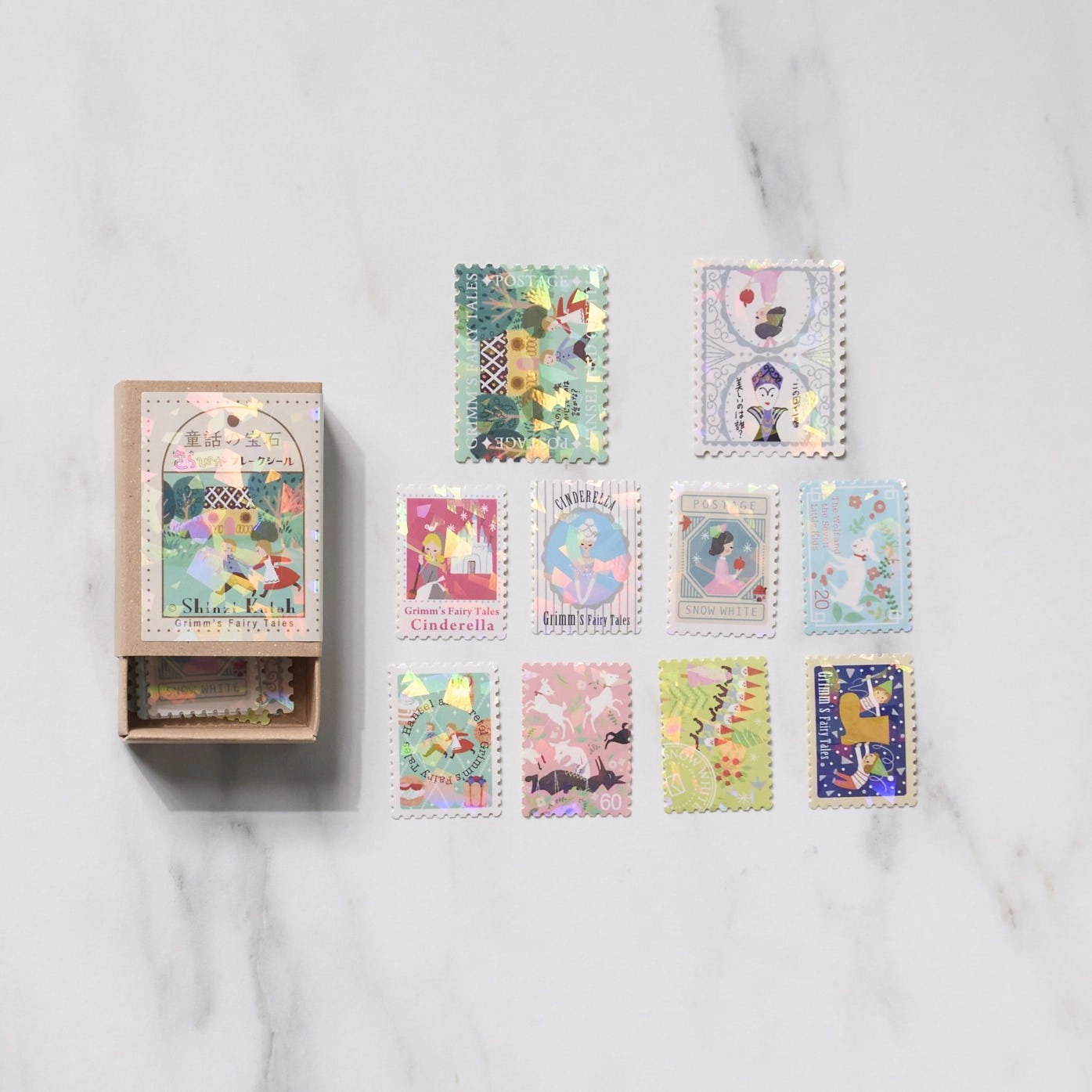 Shinzi Katoh Kirapika Flake Stickers - Fairy Tale Jewels / Seal Do