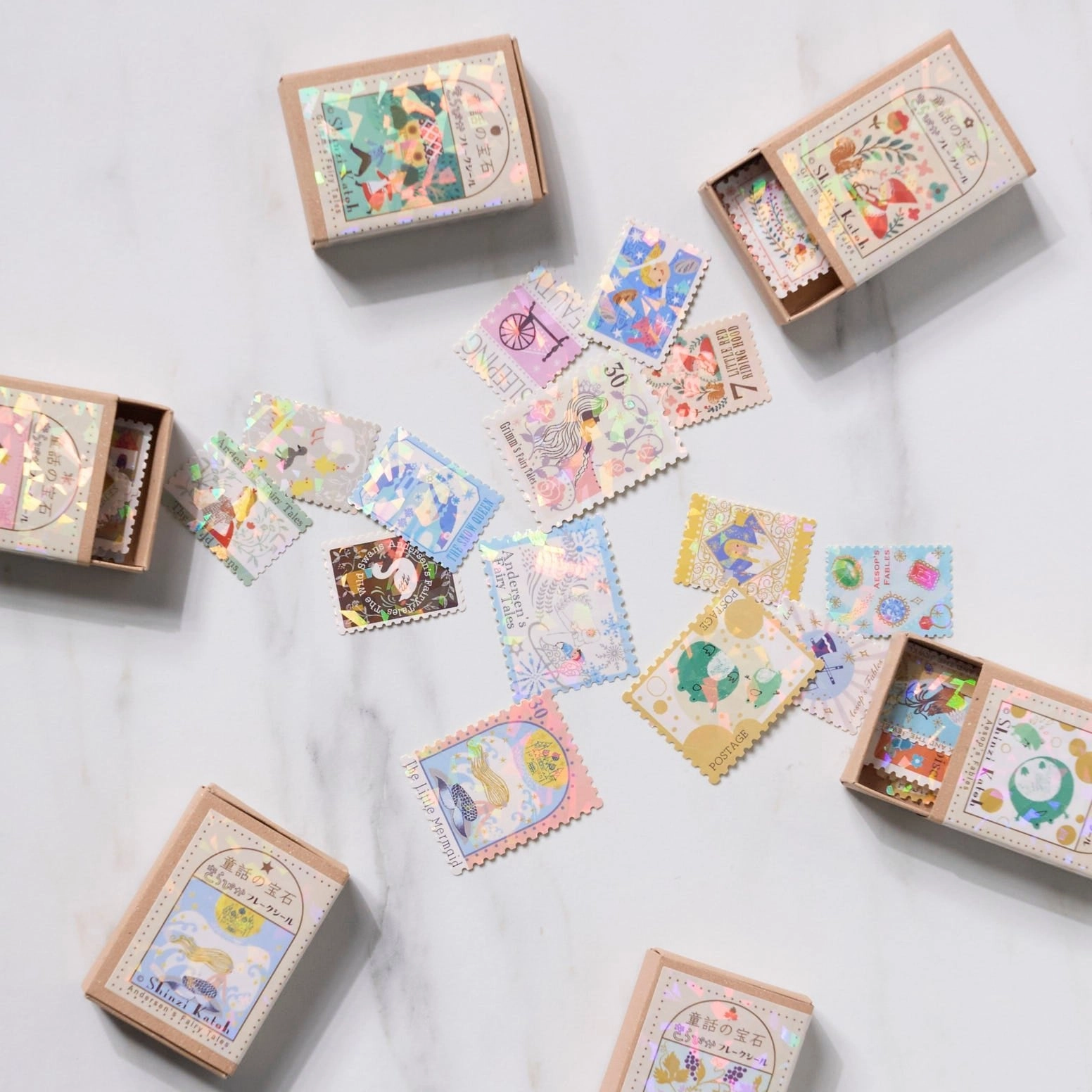 Shinzi Katoh Kirapika Flake Stickers - Fairy Tale Jewels / Seal Do