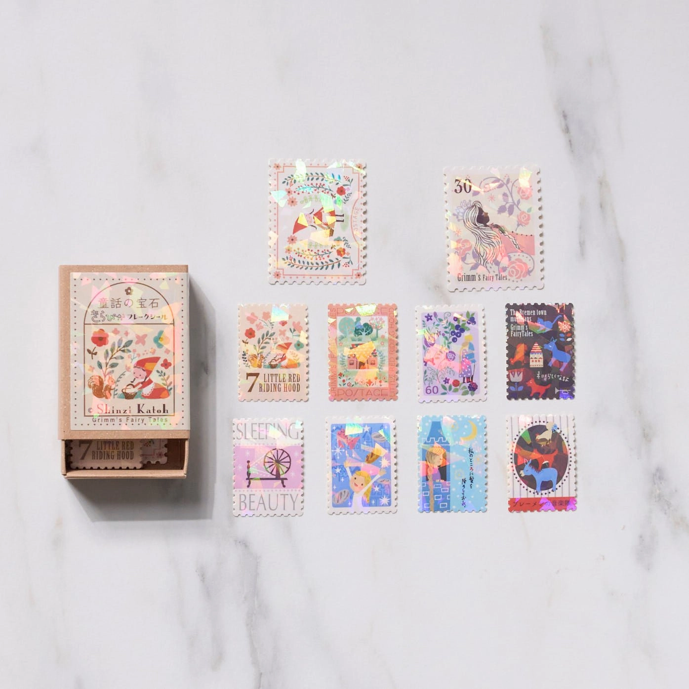 Shinzi Katoh Kirapika Flake Stickers - Fairy Tale Jewels / Seal Do