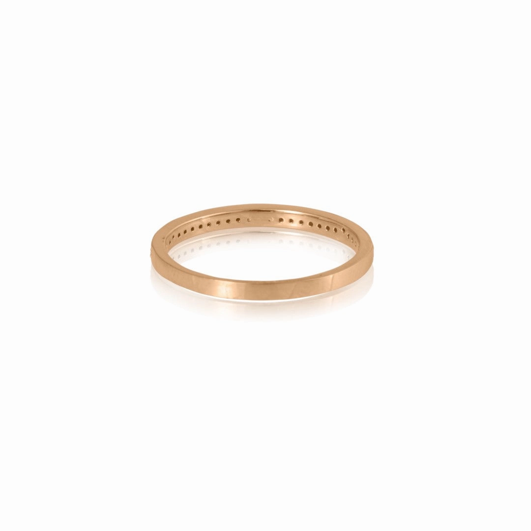 simple love diamond band